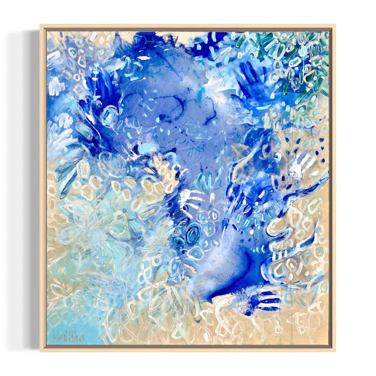 The Sea in My Heart, 100*90 cm 