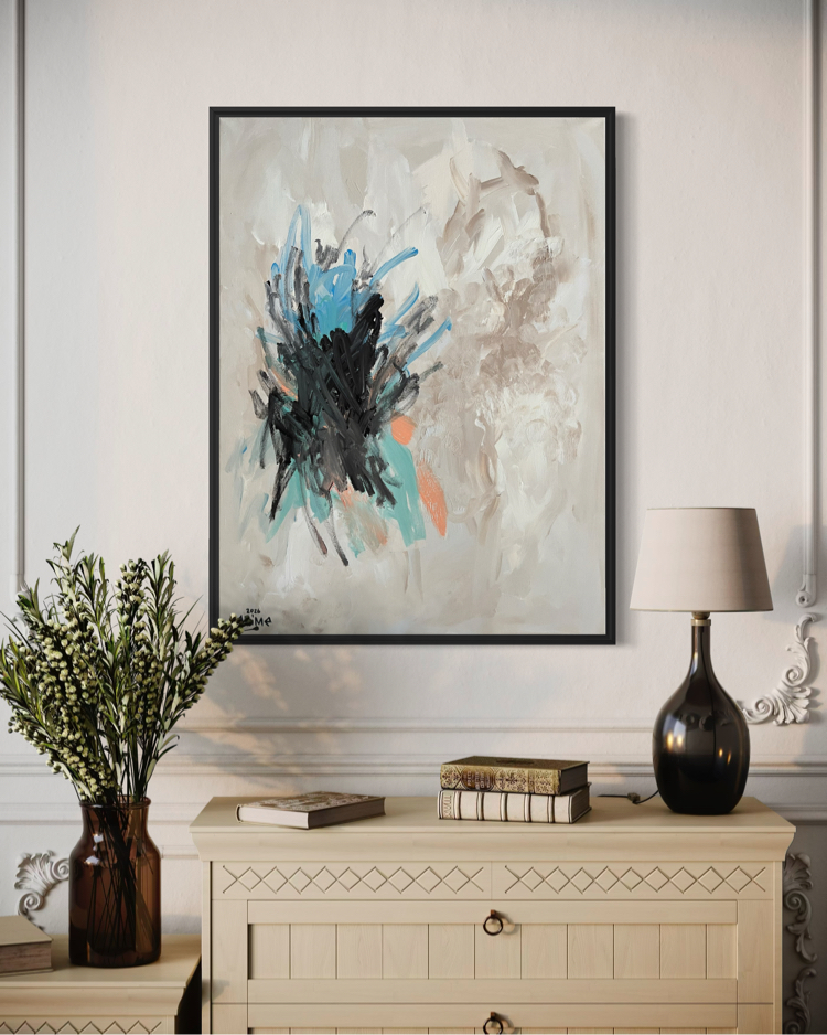 The Calm Overthinker, 80*60 cm