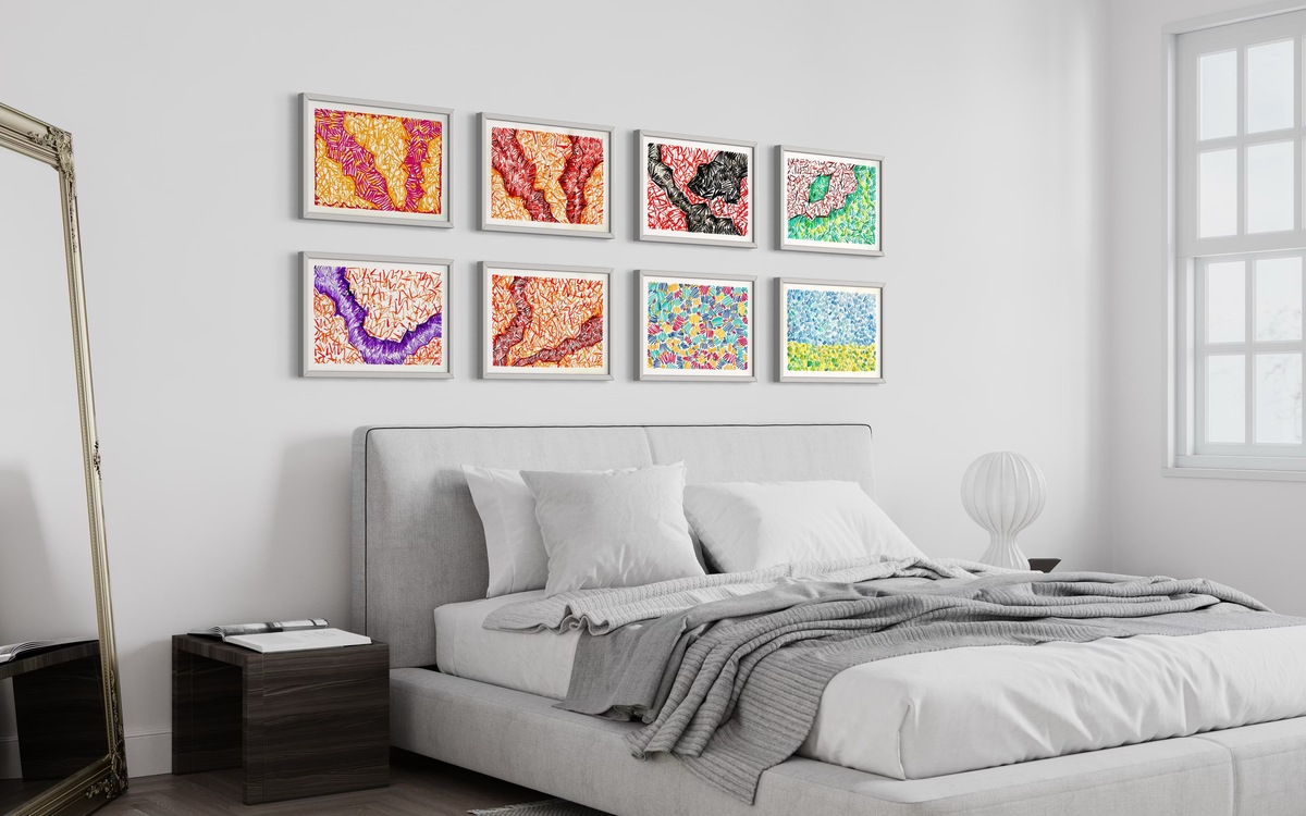 Stories of Lines Serisi  140*100 cm