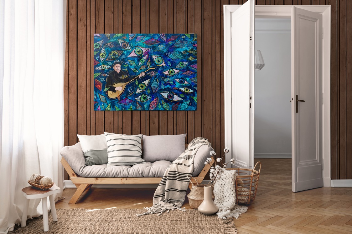 Aşık Veysel, 120*90cm