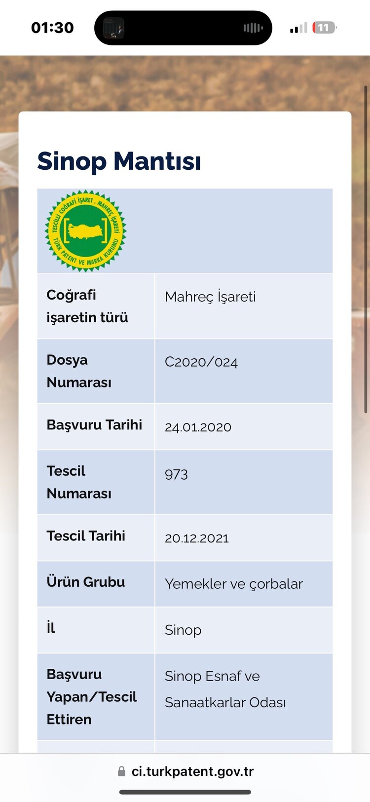 Bol Kıymalı Meşhur Sinop Mantısı COĞRAFİ İŞARETLİ