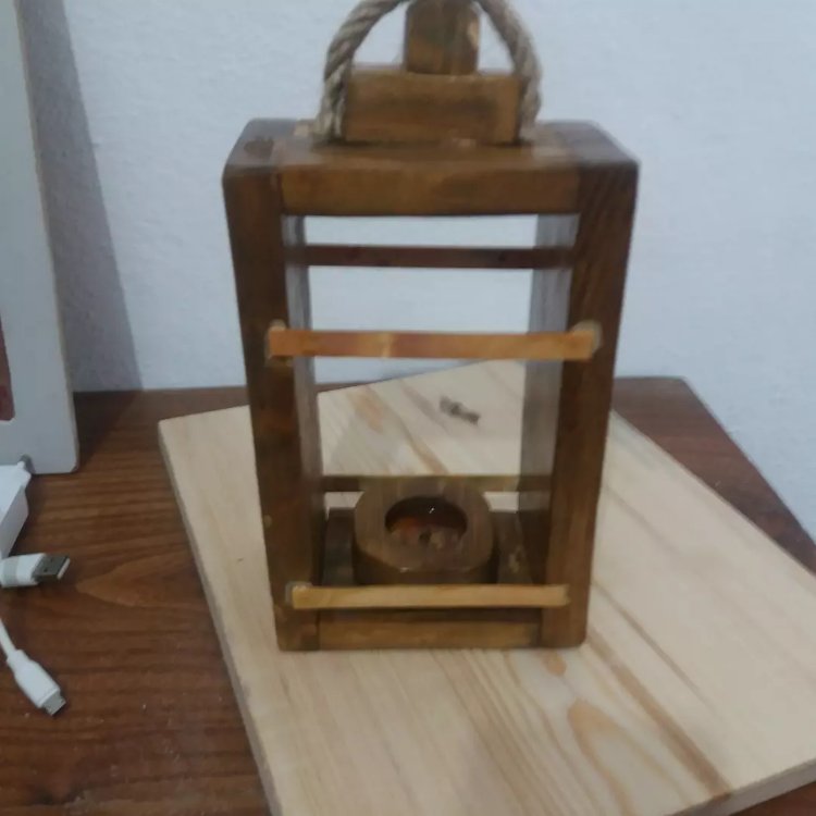Ahşap Fener (Mumluk)