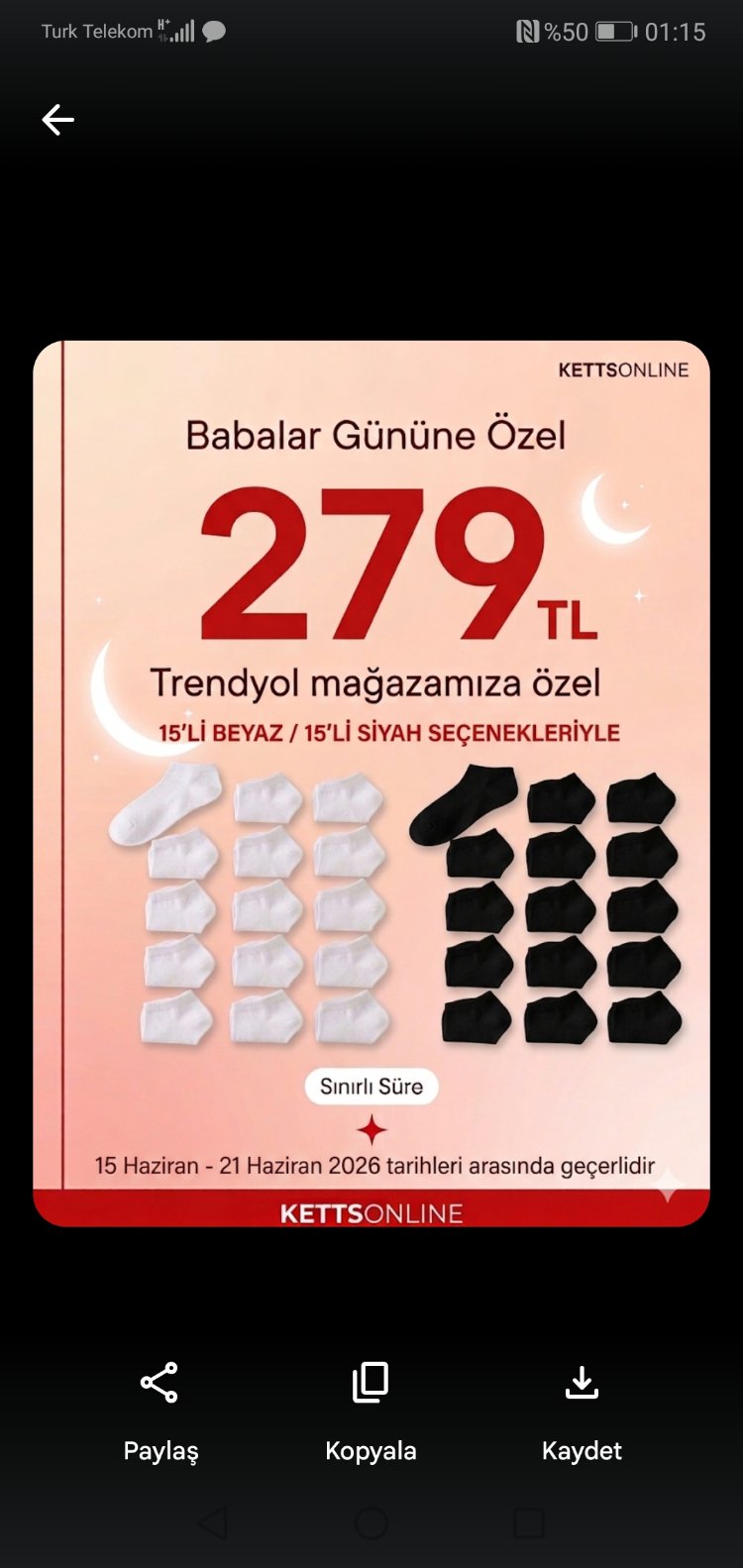 15 li Unisex çorap seti