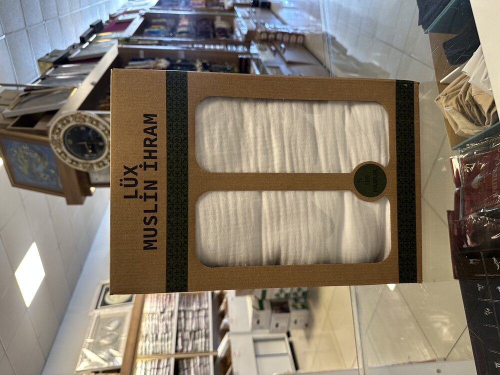 %100 Pamuk Lüks Muslin İhram
