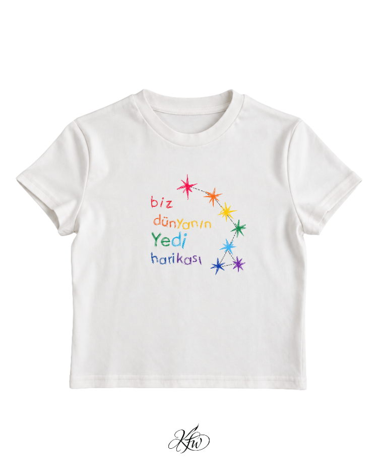 yedi harika - baby tee