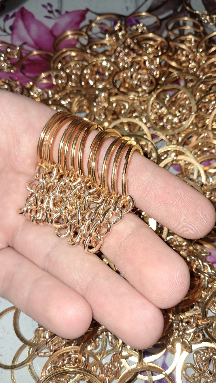 30mm Elips zincirli Ezme sarı anahtarlık