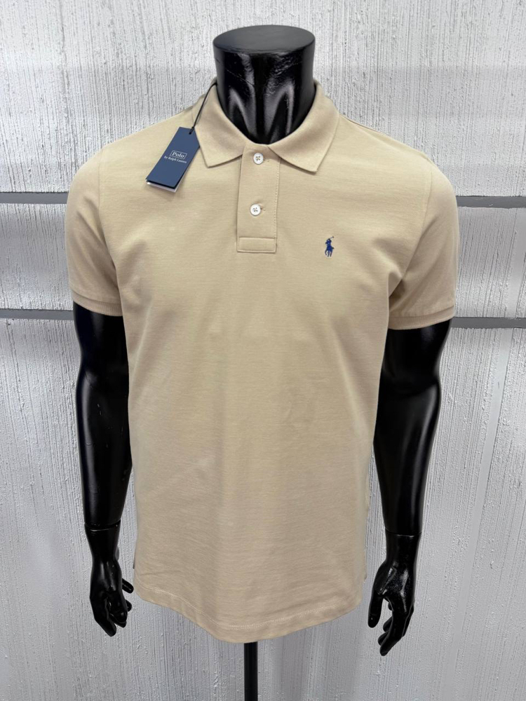 POLO RALPH LAUREN PAMUK PİKE KUMAŞ POLO YAKA T-TSHIRT ORJ SERİES