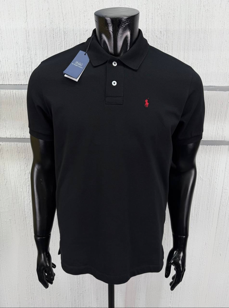 POLO RALPH LAUREN PAMUK PİKE KUMAŞ POLO YAKA T-TSHIRT ORJ SERİES