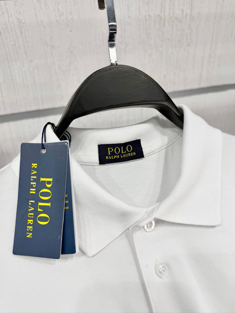 POLO RALPH LAUREN MİDİLLİ İMZA NAKIŞ PİKE PAMUK KUMAŞ YANLAR YIRTMAÇLI ORJ SERİES