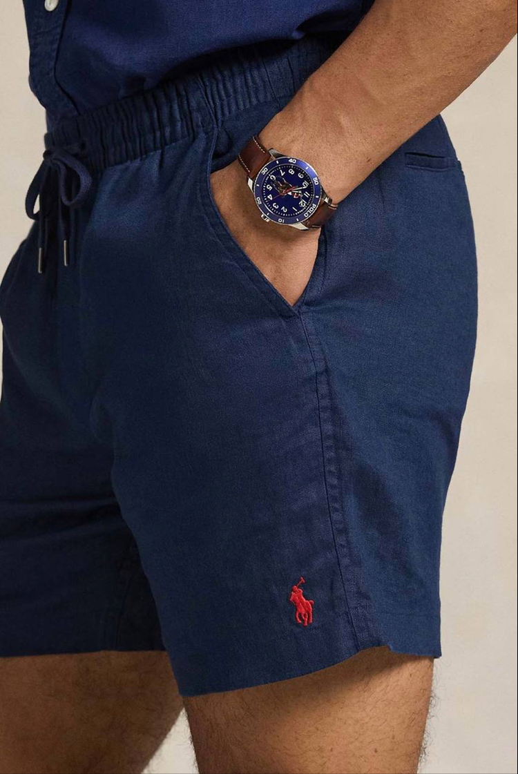 PL RALPH LAUREN %100 KETEN ŞORT