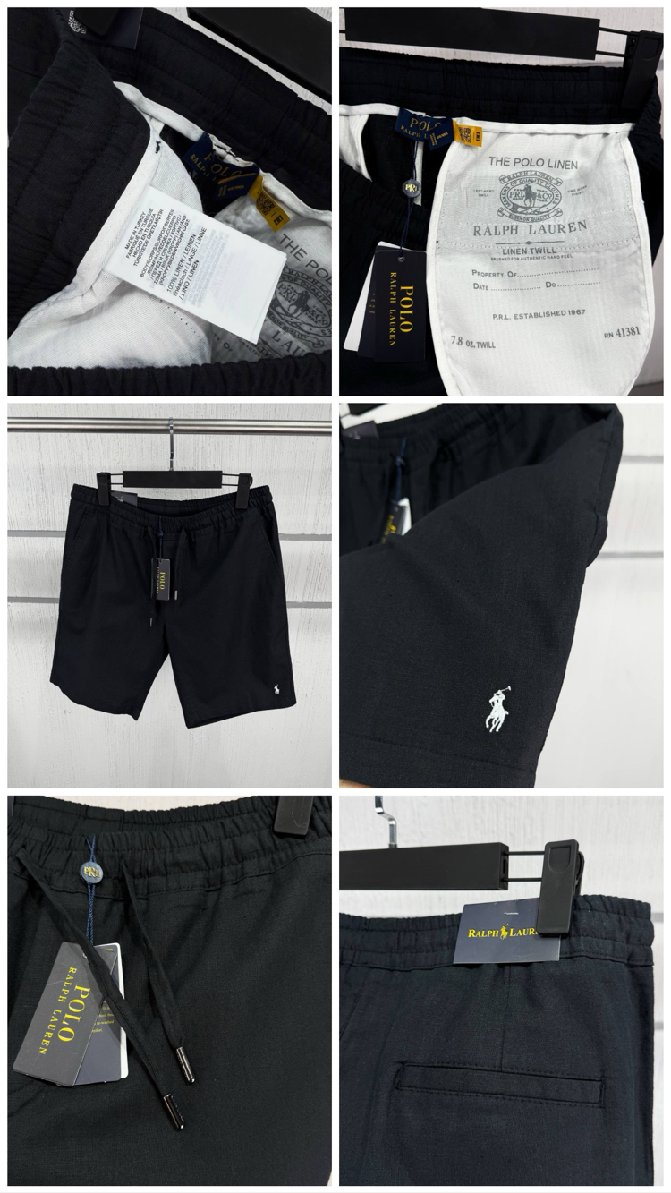 PL RALPH LAUREN %100 KETEN ŞORT