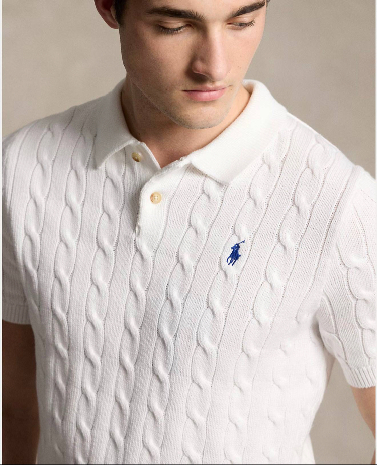 POLO RALPH LAUREN POLO YAKA %100 PAMUK TRİKO SAÇ ÖRGÜLÜ NAKIŞ LOGO ORJ SERİES