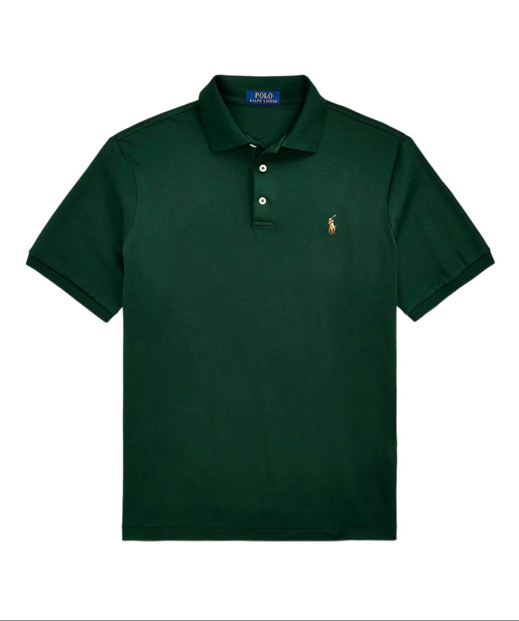 POLO RALPH LAUREN MİDİLLİ İMZA NAKIŞ PİKE PAMUK KUMAŞ YANLAR YIRTMAÇLI ORJ SERİES