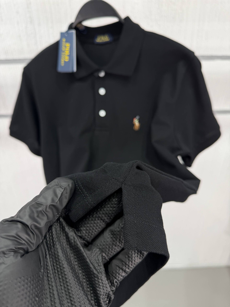 POLO RALPH LAUREN MİDİLLİ İMZA NAKIŞ PİKE PAMUK KUMAŞ YANLAR YIRTMAÇLI ORJ SERİES