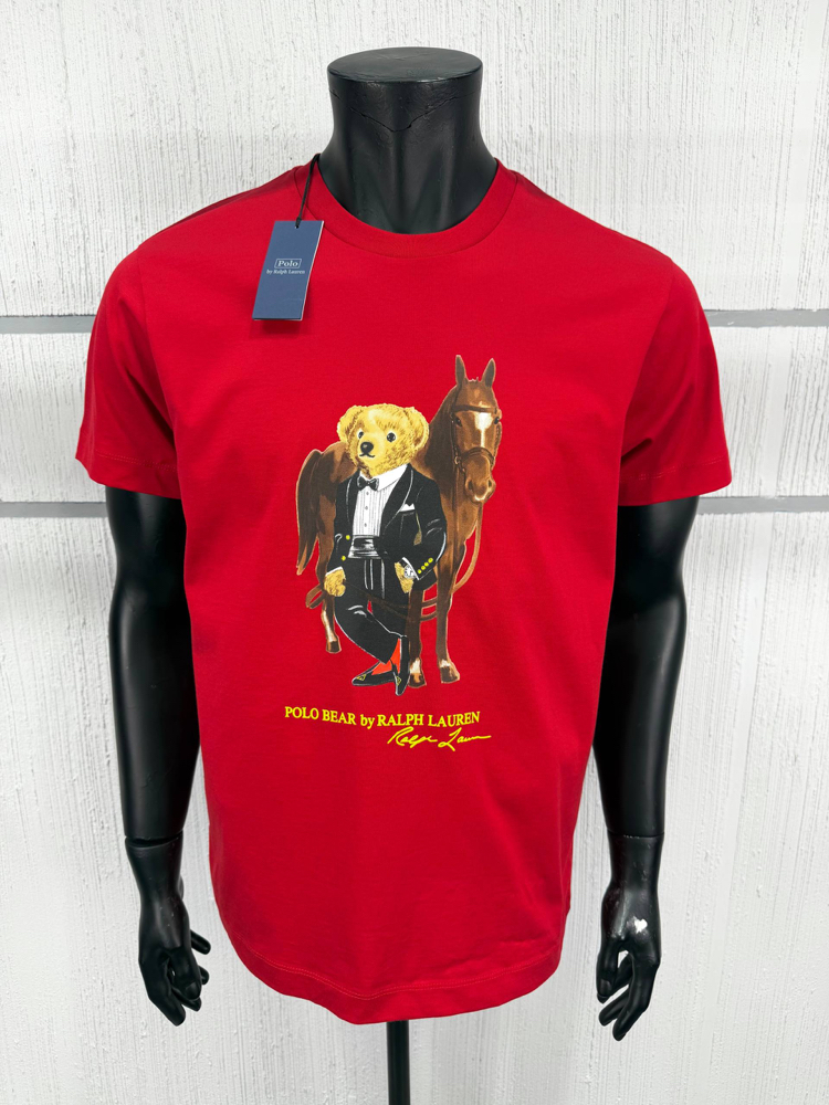 PL RALPH LAUREN BEAR BASKILI PAMUK TSHIRT