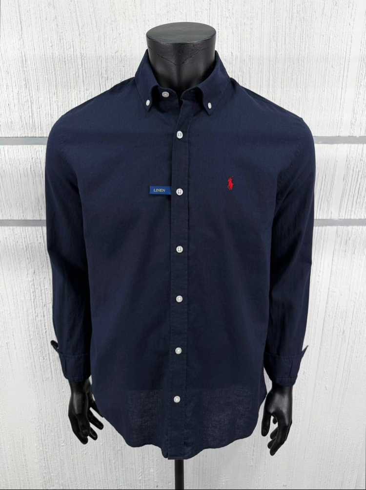 POLO RALPH LAUREN KETEN GÖMLEK İMZA MİDİLLİ NAKIŞ ORJ SERİES