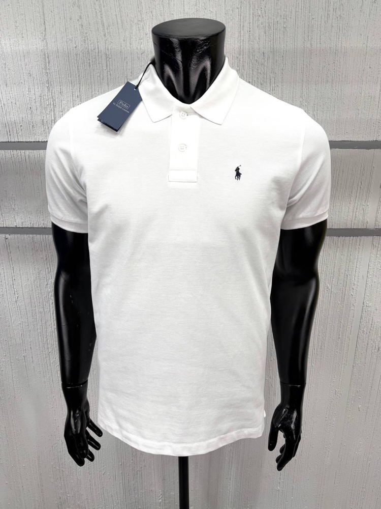 POLO RALPH LAUREN PAMUK PİKE KUMAŞ POLO YAKA T-TSHIRT ORJ SERİES