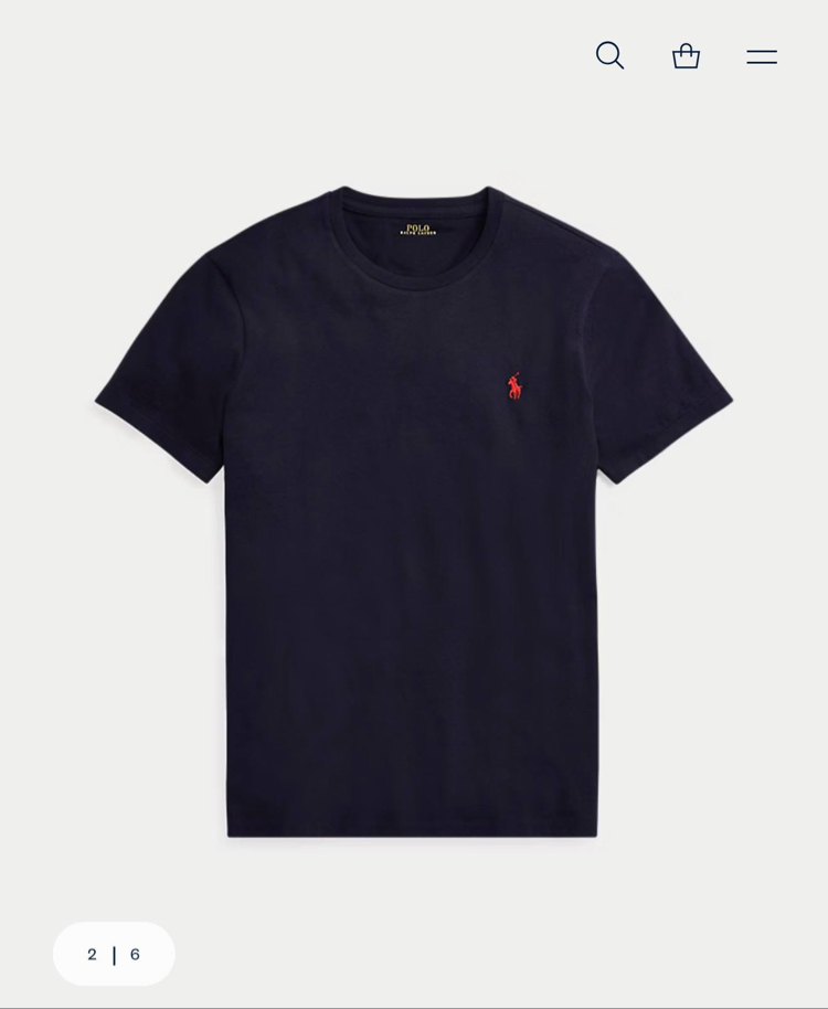 POLO RALPH LAUREN MİDİLLİ NAKIŞ TSHIRT PIMA COTTON KUMAŞ ORJ SERİES