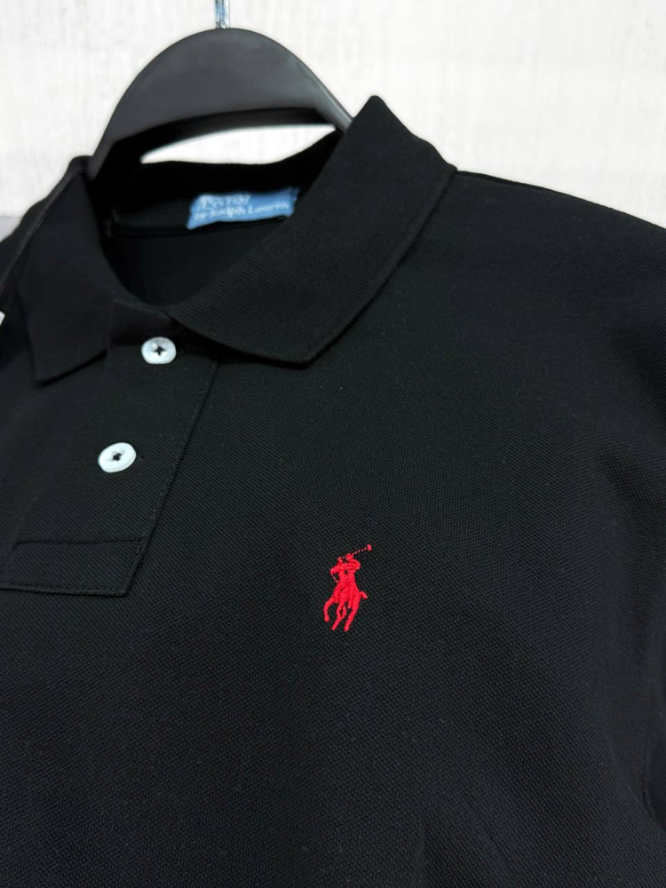 POLO RALPH LAUREN PAMUK PİKE KUMAŞ POLO YAKA T-TSHIRT ORJ SERİES