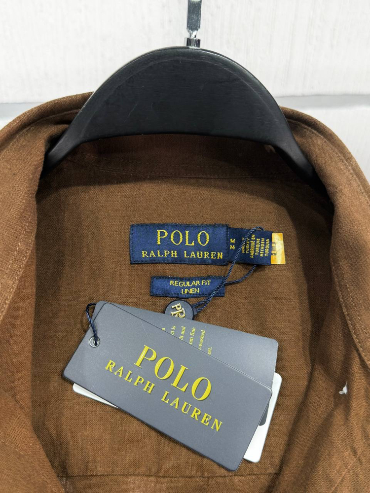 POLO RALPH LAUREN KETEN GÖMLEK İMZA MİDİLLİ NAKIŞ ORJ SERİES