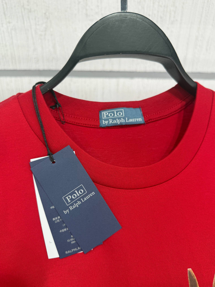 PL RALPH LAUREN BEAR BASKILI PAMUK TSHIRT