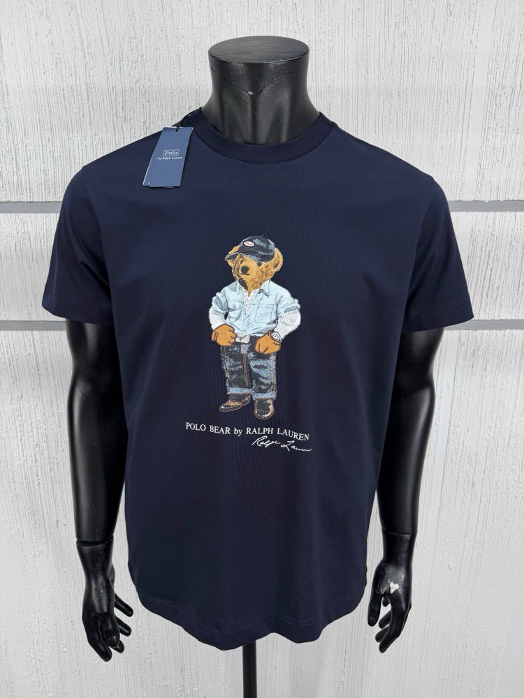 POLO RALPHLAUREN BEAR BASKILI TİŞÖRT