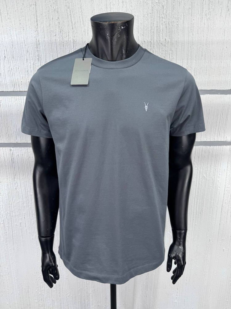 ALLSAINT NAKIŞ LOGOLU TSHIRT PAMUK PIMA KUMAŞ REGULAR FIT