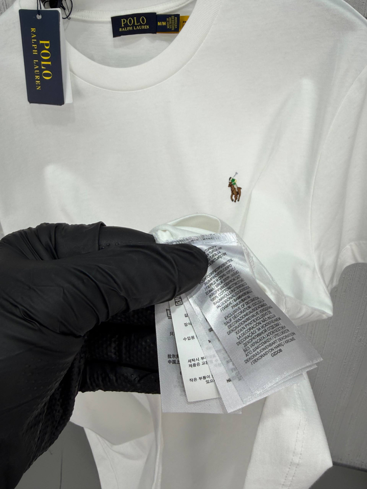 POLO RALPH LAUREN PAMUK PİMA KUMAŞ TSHIRT İMZA MİDİLLİ NAKIŞ ORJ SERİES 