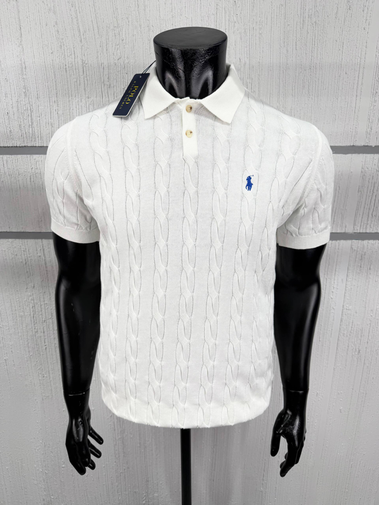 POLO RALPH LAUREN POLO YAKA %100 PAMUK TRİKO SAÇ ÖRGÜLÜ NAKIŞ LOGO ORJ SERİES