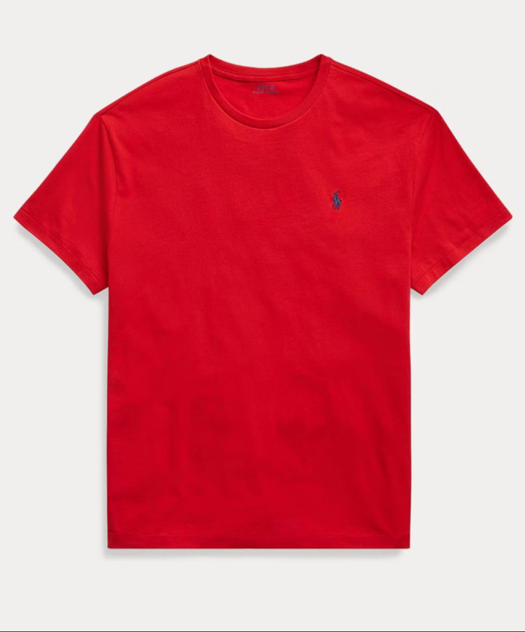 POLO RALPH LAUREN MİDİLLİ NAKIŞ TSHIRT PIMA COTTON KUMAŞ ORJ SERİES
