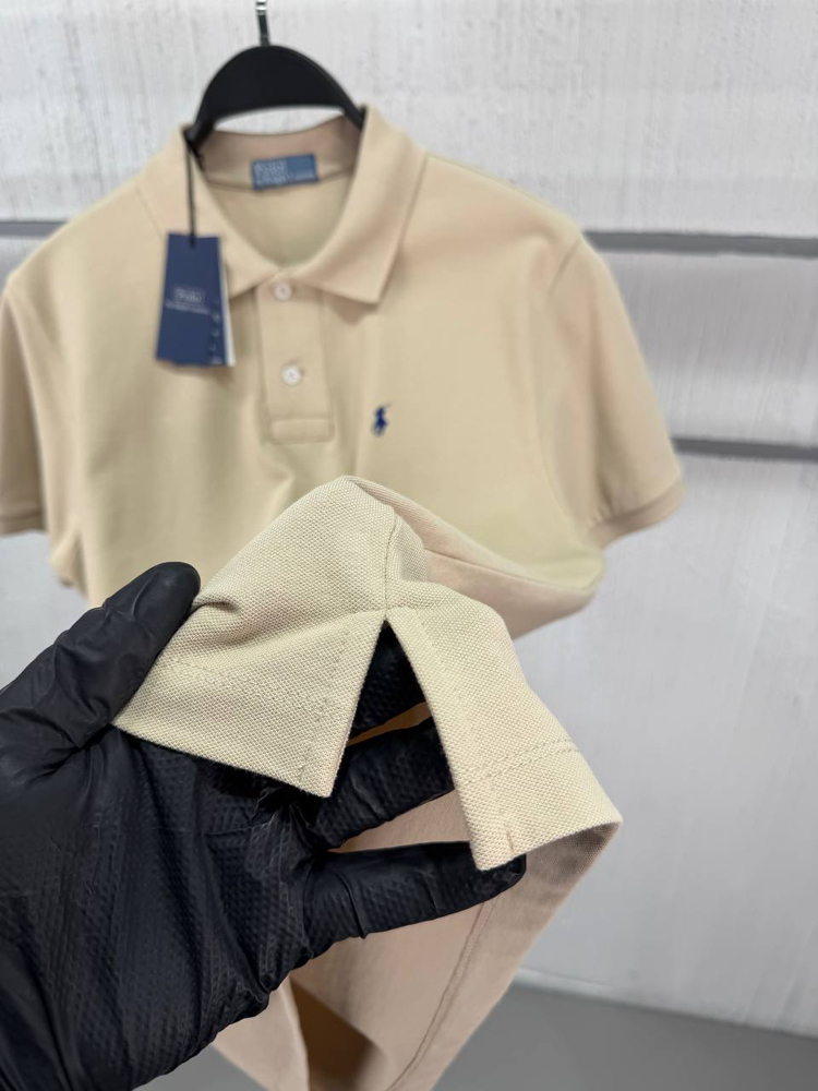 POLO RALPH LAUREN PAMUK PİKE KUMAŞ POLO YAKA T-TSHIRT ORJ SERİES