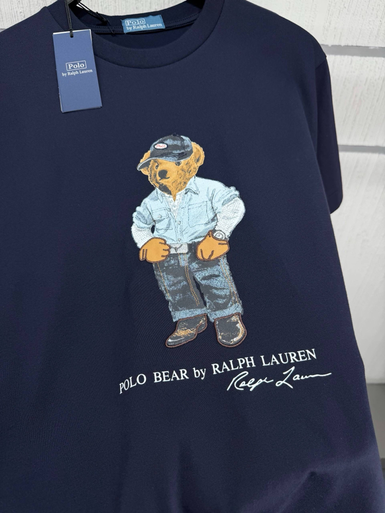 POLO RALPHLAUREN BEAR BASKILI TİŞÖRT