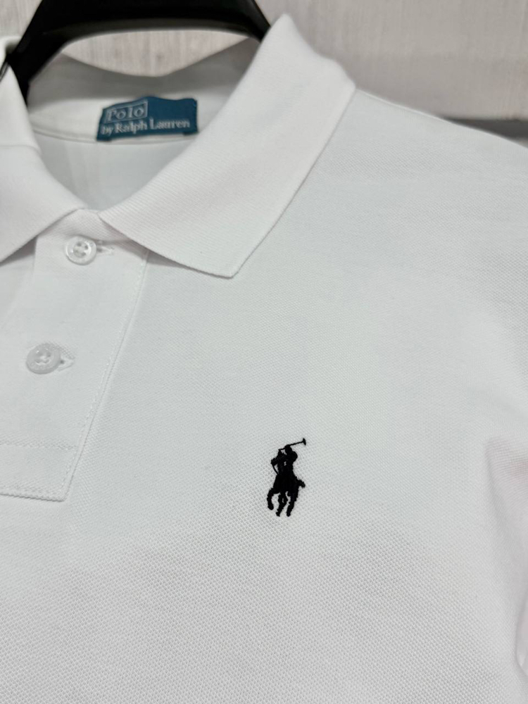 POLO RALPH LAUREN PAMUK PİKE KUMAŞ POLO YAKA T-TSHIRT ORJ SERİES