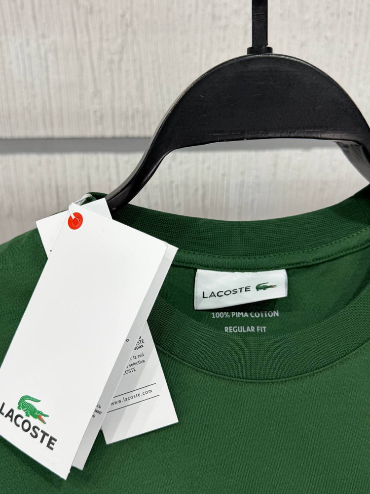 LACOSTE BASİC TİMSAH NAKIŞLI TSHIRT PIMA COTTON KUMAŞ ORJ SERİES