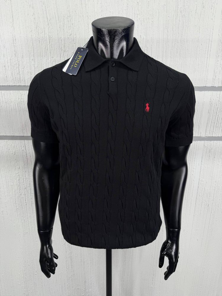 POLO RALPH LAUREN POLO YAKA %100 PAMUK TRİKO SAÇ ÖRGÜLÜ NAKIŞ LOGO ORJ SERİES 