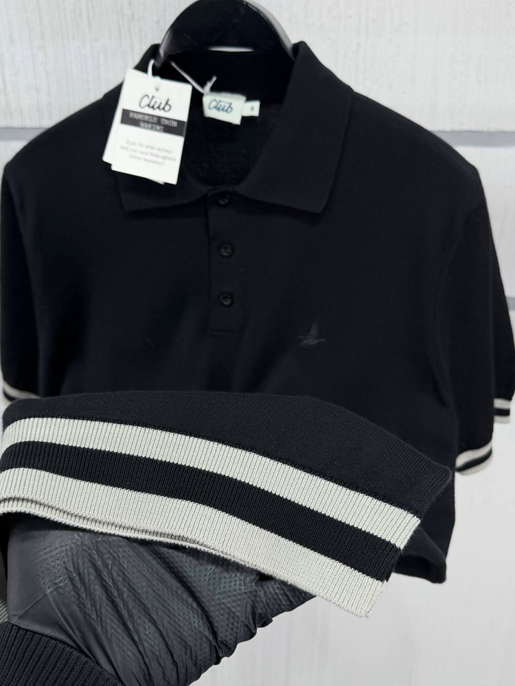 BEYMEN CLUB %100 PAMUK TONA TON NAKIŞ POLO YAKA TSHIRT ORJ SERİES