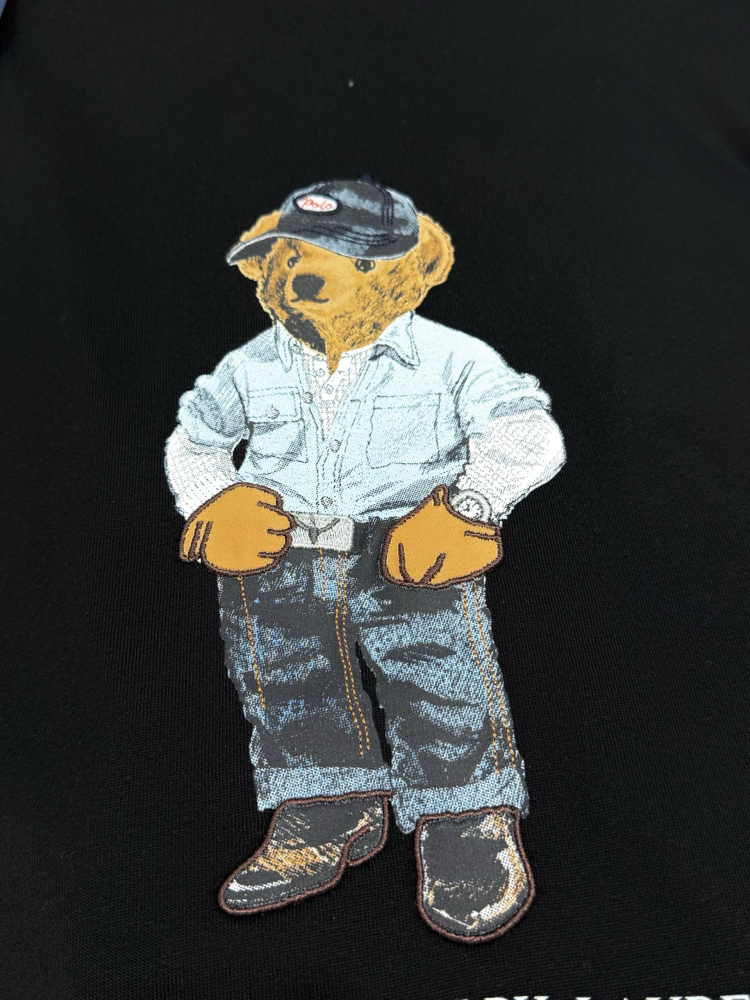 POLO RALPHLAUREN BEAR BASKILI TİŞÖRT