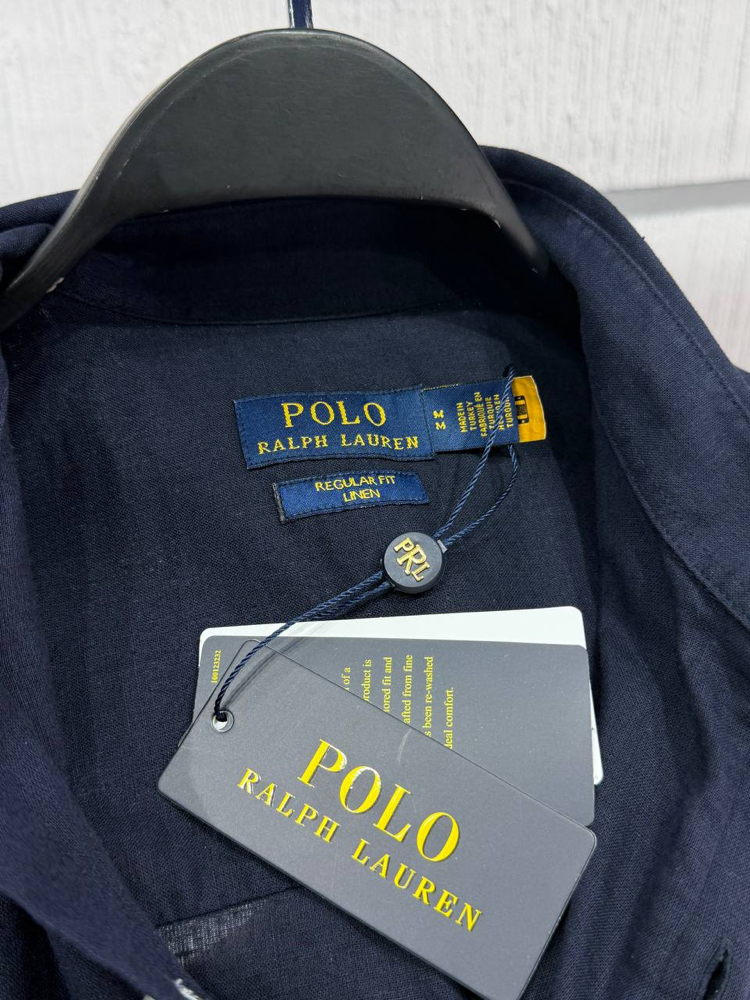 POLO RALPH LAUREN KETEN GÖMLEK İMZA MİDİLLİ NAKIŞ ORJ SERİES
