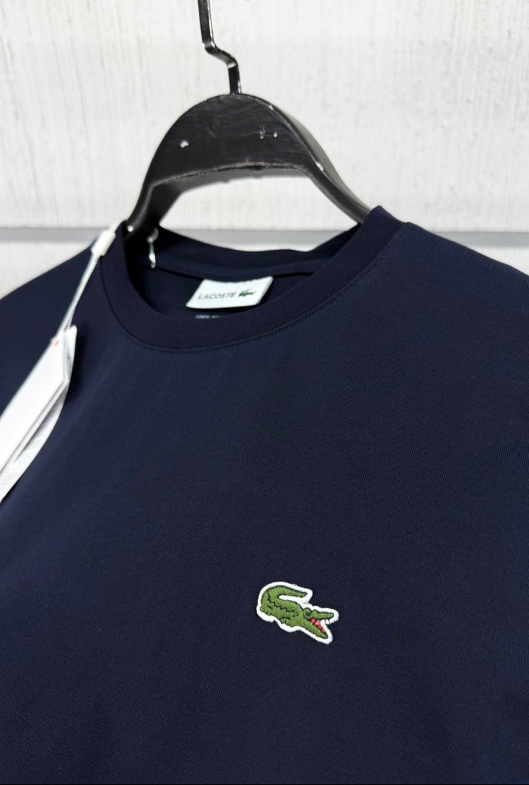 LACOSTE BASİC TİMSAH NAKIŞLI TSHIRT PIMA COTTON KUMAŞ ORJ SERİES