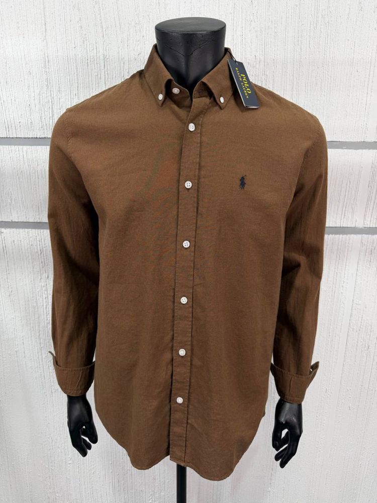 POLO RALPH LAUREN KETEN GÖMLEK İMZA MİDİLLİ NAKIŞ ORJ SERİES