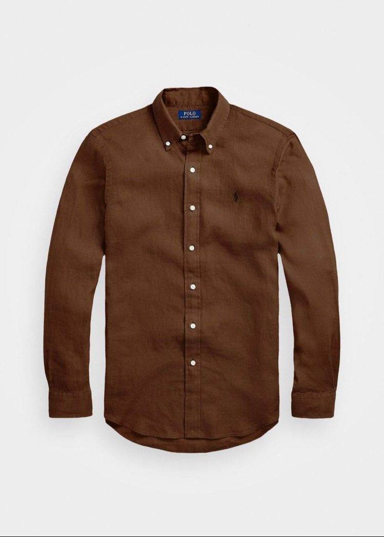 POLO RALPH LAUREN KETEN GÖMLEK İMZA MİDİLLİ NAKIŞ ORJ SERİES