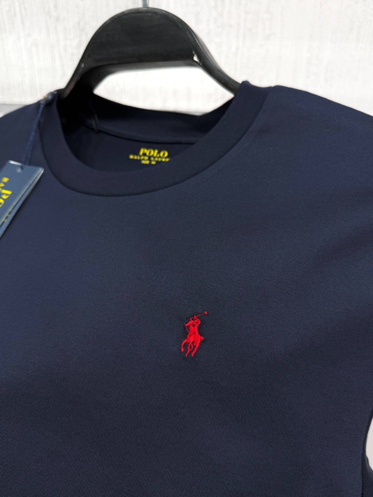 POLO RALPH LAUREN MİDİLLİ NAKIŞ TSHIRT PIMA COTTON KUMAŞ ORJ SERİES