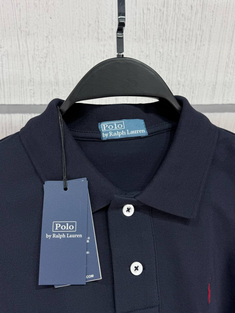 POLO RALPH LAUREN PAMUK PİKE KUMAŞ POLO YAKA T-TSHIRT ORJ SERİES