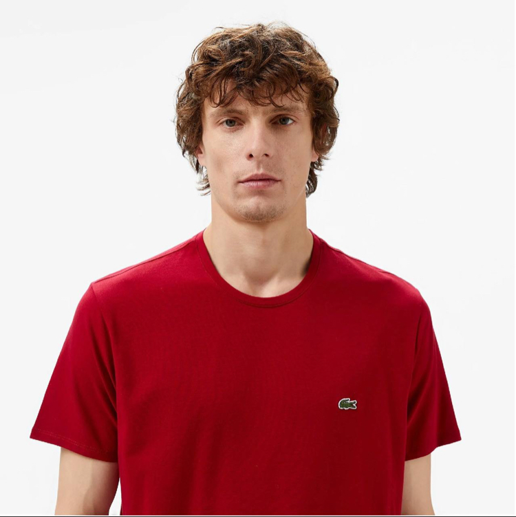 LACOSTE BASİC TİMSAH NAKIŞLI TSHIRT PIMA COTTON KUMAŞ ORJ SERİES