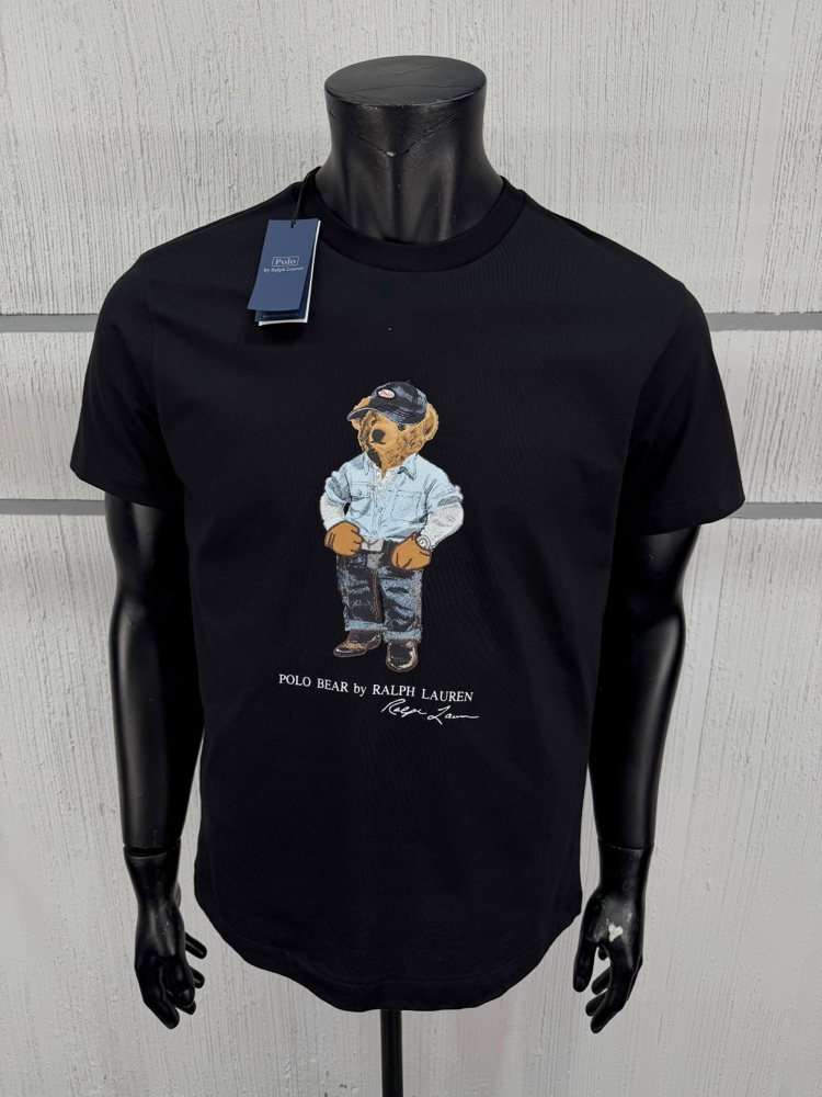POLO RALPHLAUREN BEAR BASKILI TİŞÖRT
