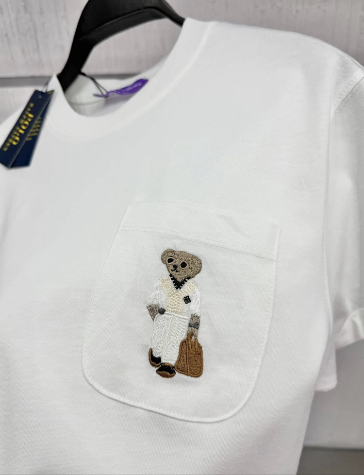 POLO RALPLAUREN BEAR İŞLEMELİ TSHİRT