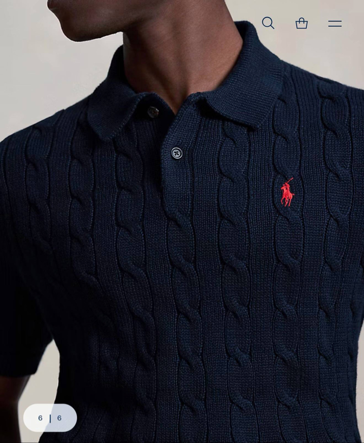 POLO RALPH LAUREN POLO YAKA %100 PAMUK TRİKO SAÇ ÖRGÜLÜ NAKIŞ LOGO ORJ SERİES