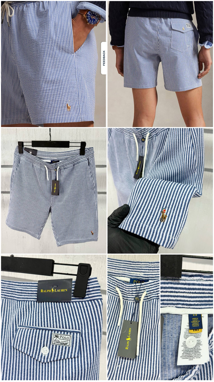 PL RALPH LAUREN ÖZEL ÇİZGİ YOKU KUMAŞ ŞORT