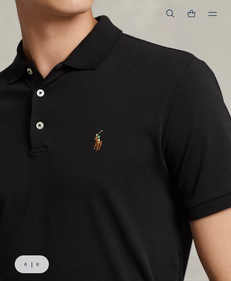POLO RALPH LAUREN MİDİLLİ İMZA NAKIŞ PİKE PAMUK KUMAŞ YANLAR YIRTMAÇLI ORJ SERİES