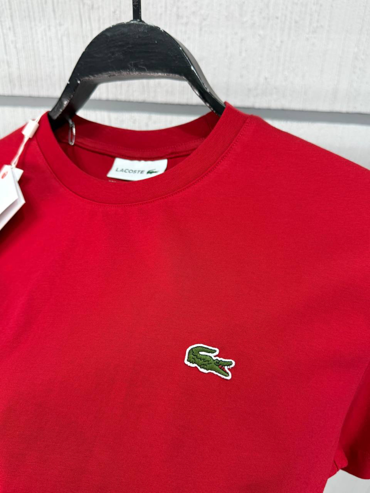 LACOSTE BASİC TİMSAH NAKIŞLI TSHIRT PIMA COTTON KUMAŞ ORJ SERİES